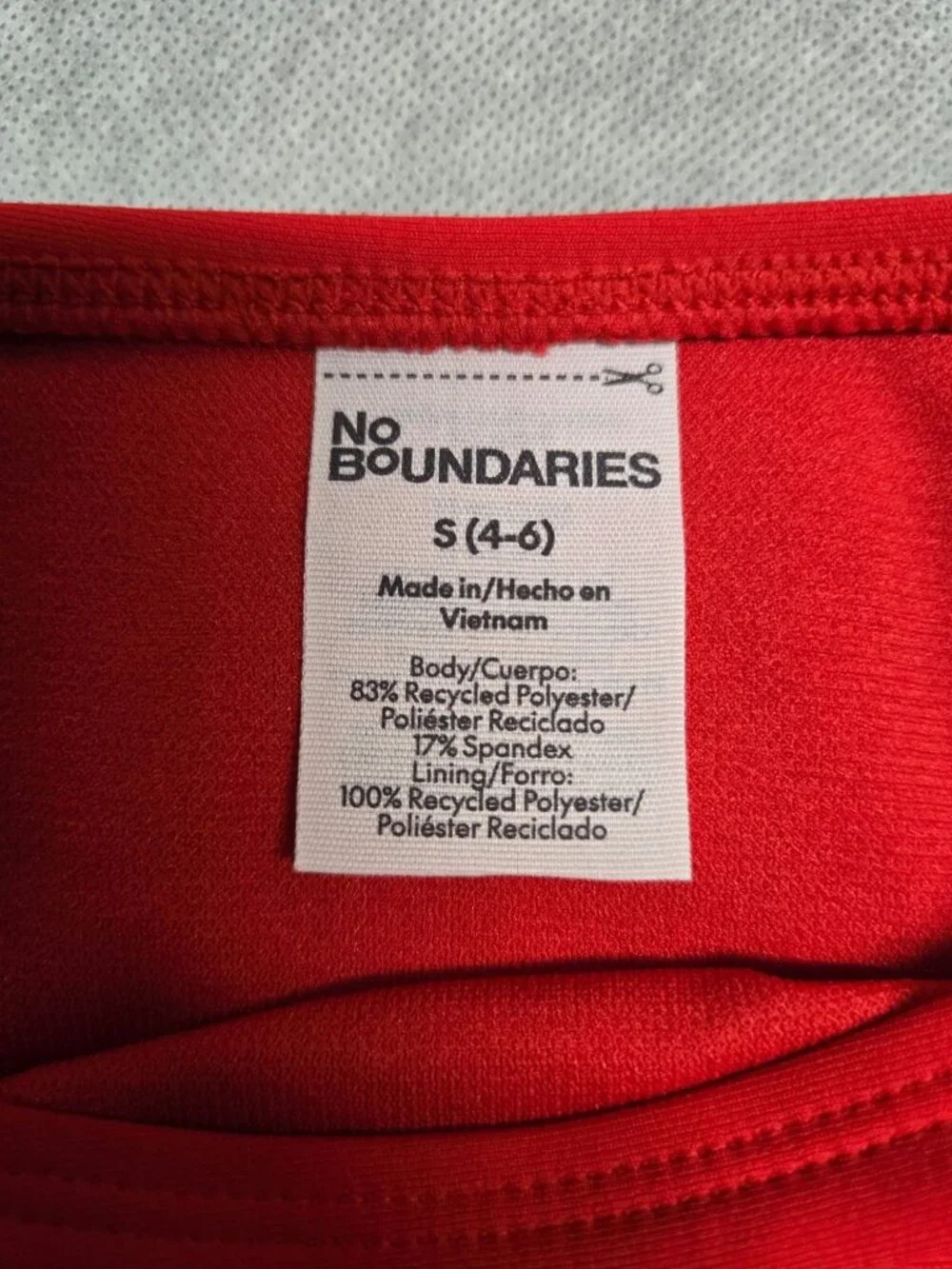 Women's Low Rise Red Bikini Bottoms Size Small (4-6) NWT No Boundaries